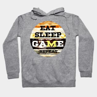 eat sleep game repeat Hoodie